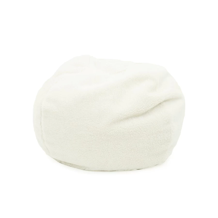 PetSmart Carolina Pet Company Sherpa Puff Ball Dog Bed - Plush & Cozy Pet Sleeping Spot