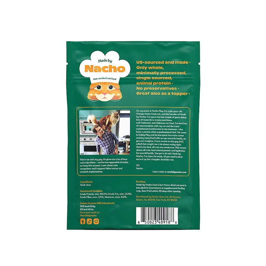 PetSmart Freeze-Dried Duck Cat Treats - Healthy & Natural Snacks for Cats by Nachotrade