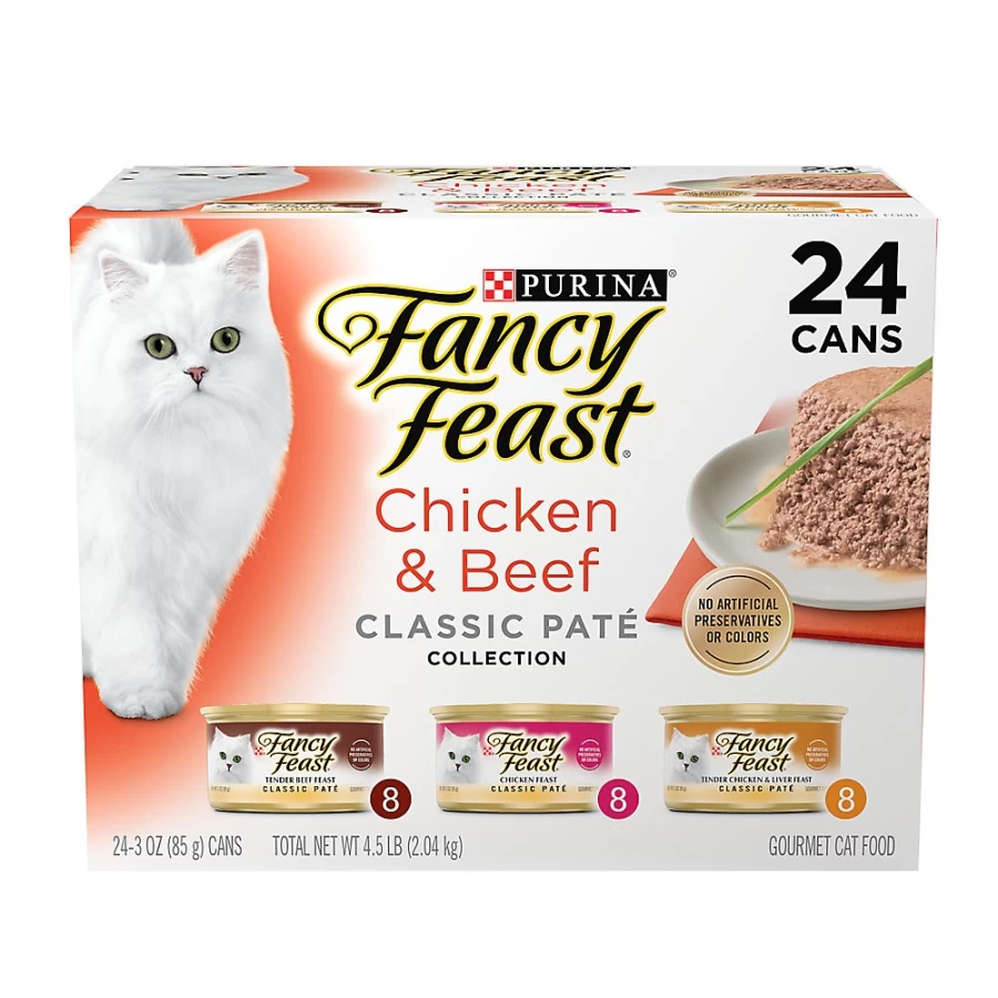 PetSmart Fancy Feast High-Protein Wet Cat Food for All Life Stages, 5.53 lb. Pack