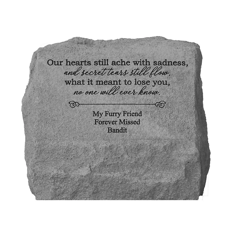 "PetSmart Personalized Pet Memorial Urn - Kay Berry 'Our Hearts Still Ache' Keepsake for Beloved Pets"