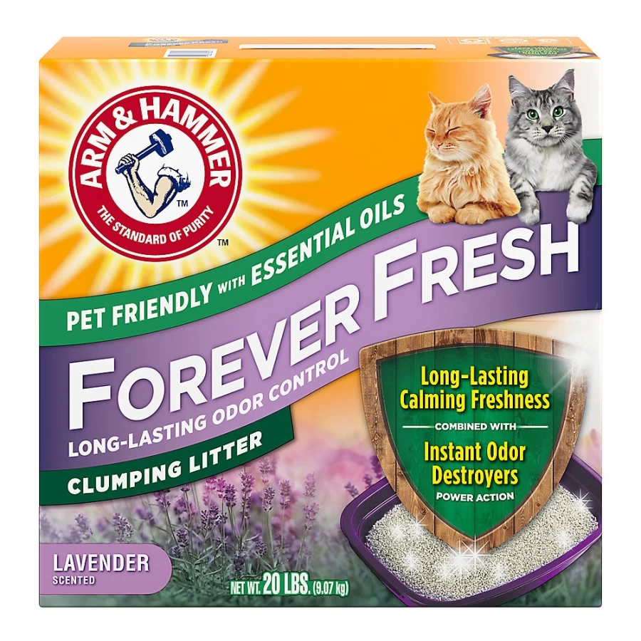 PetSmart Arm & Hammer Clump & Seal Lavender Scented Clumping Cat Litter - Forever Fresh Odor Control