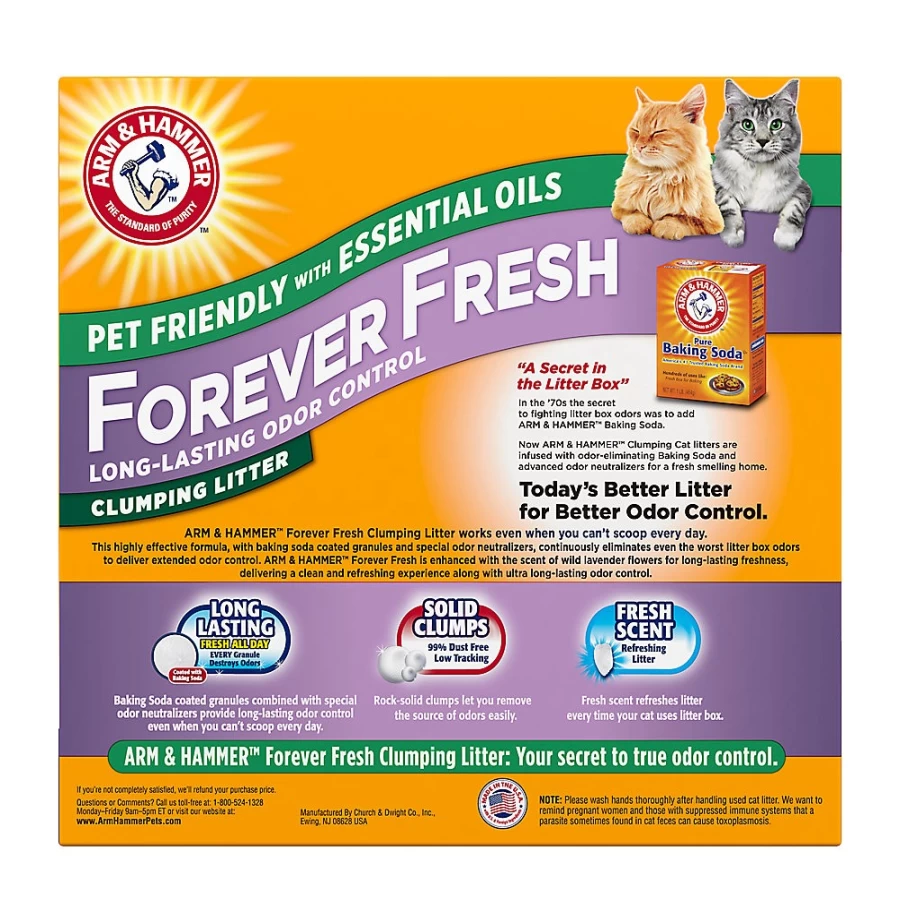 PetSmart Arm & Hammer Clump & Seal Lavender Scented Clumping Cat Litter - Forever Fresh Odor Control