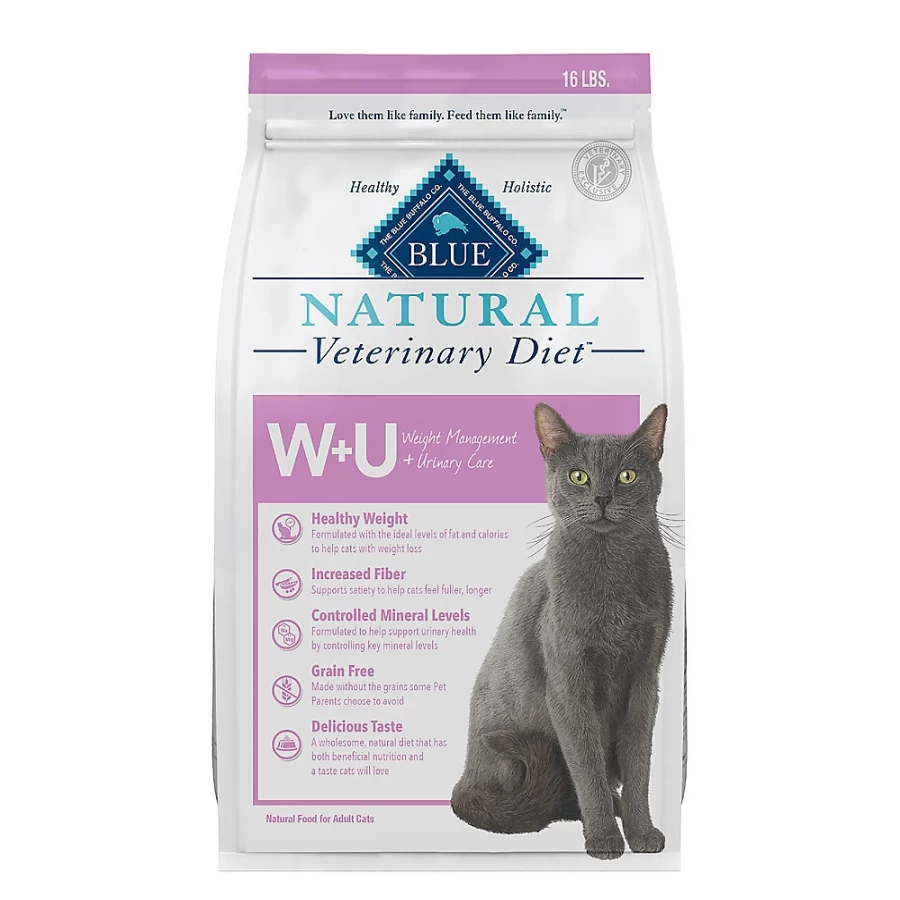 PetSmart Blue Buffalo Veterinary Diet W+U Weight Management Adult Cat Dry Food - Chicken Recipe
