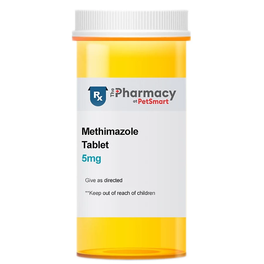 PetSmart Methimazole 5 mg & 10 mg Single Tablet for Cats - Hyperthyroidism Treatment