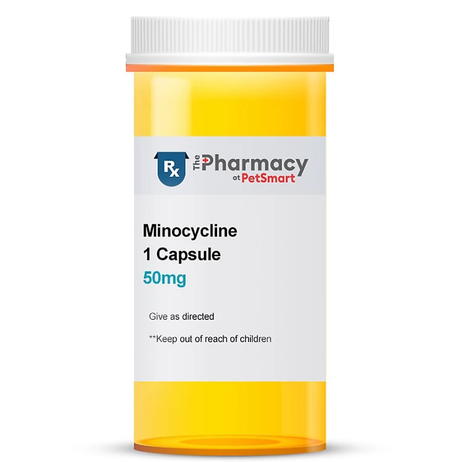 PetSmart Minocycline 50mg Capsule - Single Dose Antibiotic for Pets