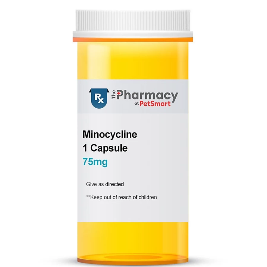 PetSmart Minocycline 75mg Capsule - Single Dose for Pets