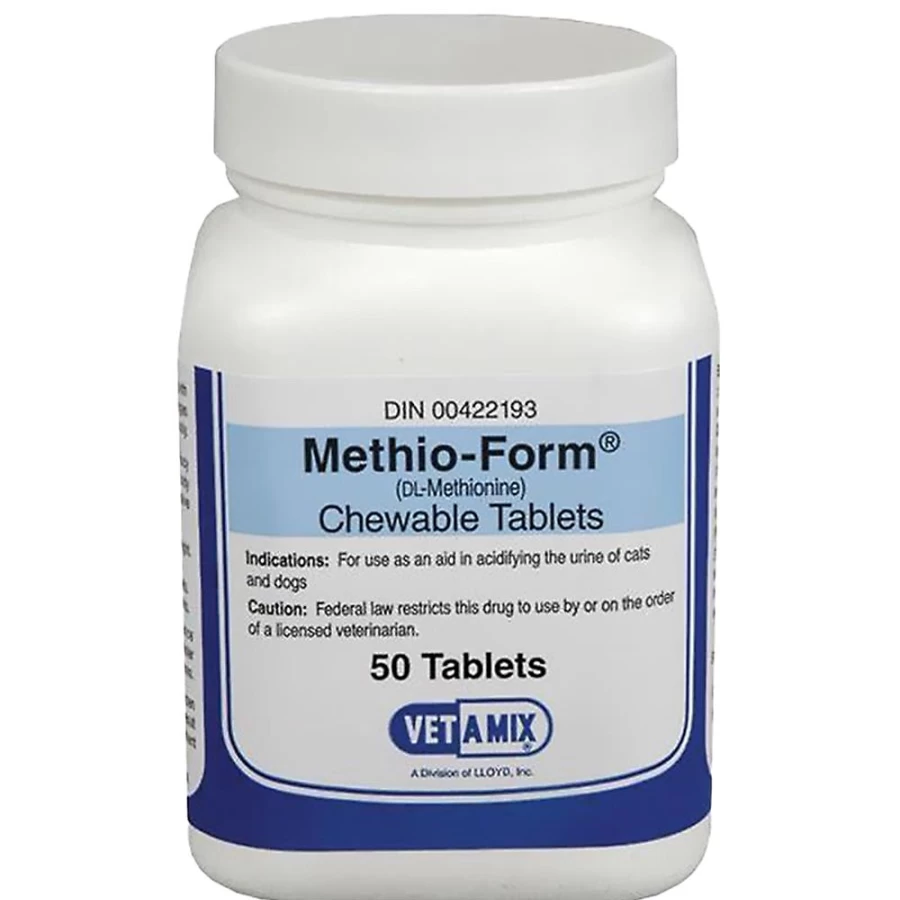 PetSmart Methio-Form 500 mg Tablets for Pets - Veterinary Approved Liver Support Supplement