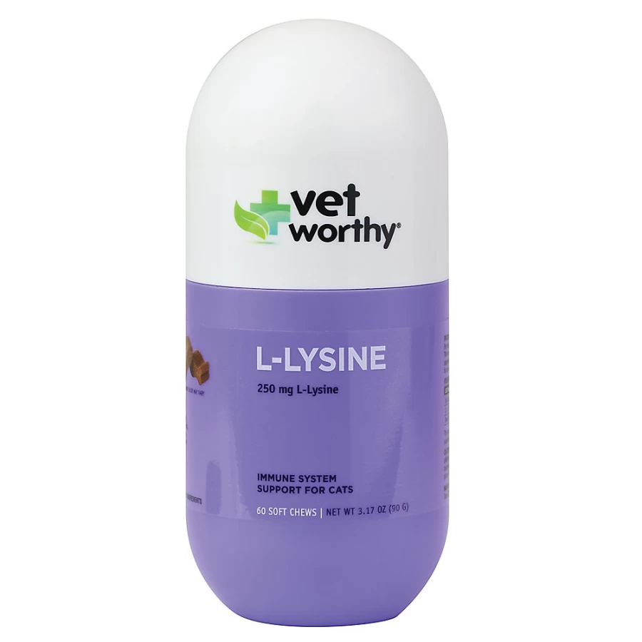PetSmart Vet Worthy Lysine Immune Support Soft Chews for Cats & Dogs