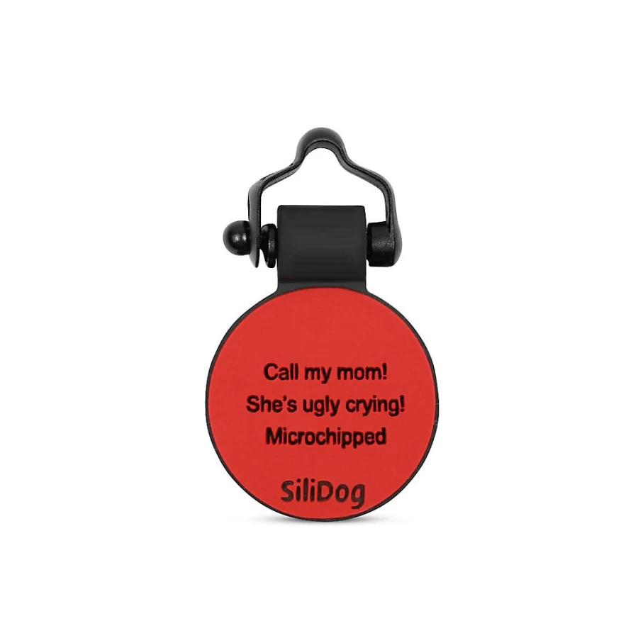 PetSmart Personalized SiliDog Silent Circle ID Tag for Dogs and Cats - Durable Silicone Pet Tag