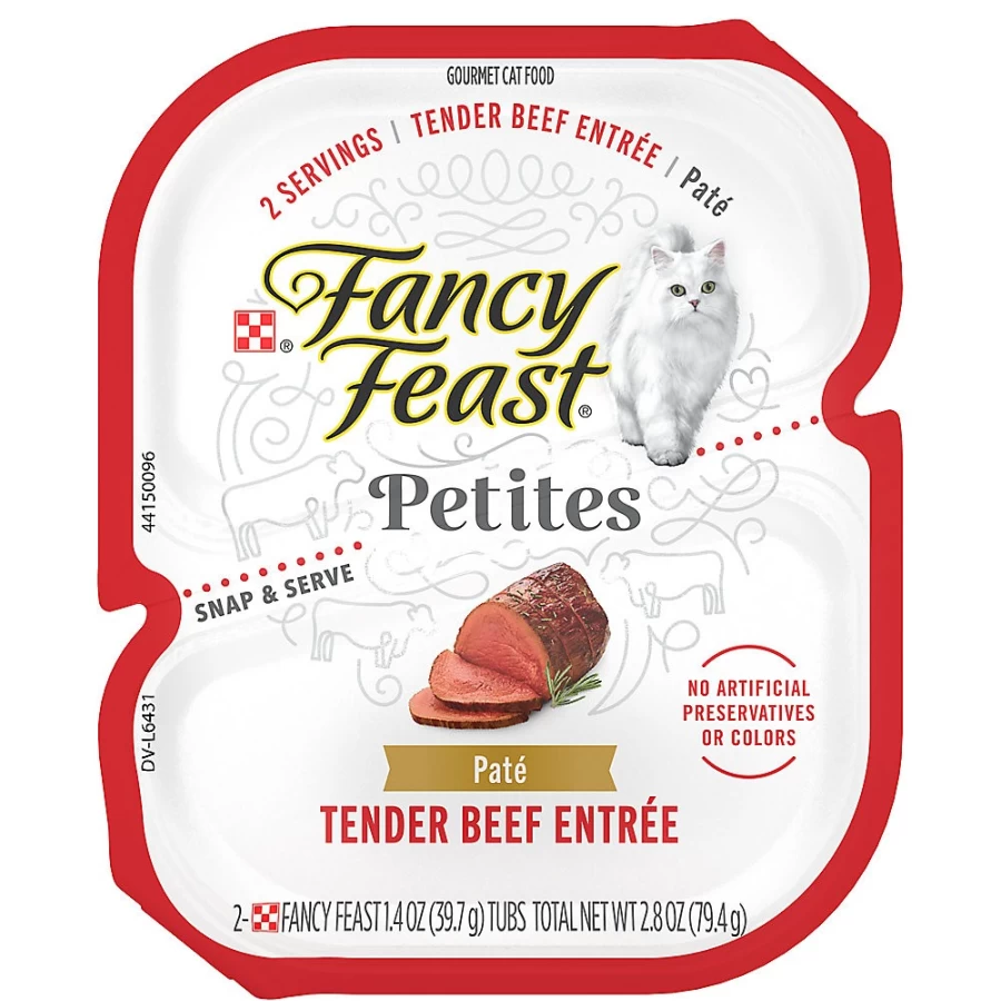 PetSmart Fancy Feast Petites Wet Cat Food Topper for All Life Stages - 2.8 oz. Can