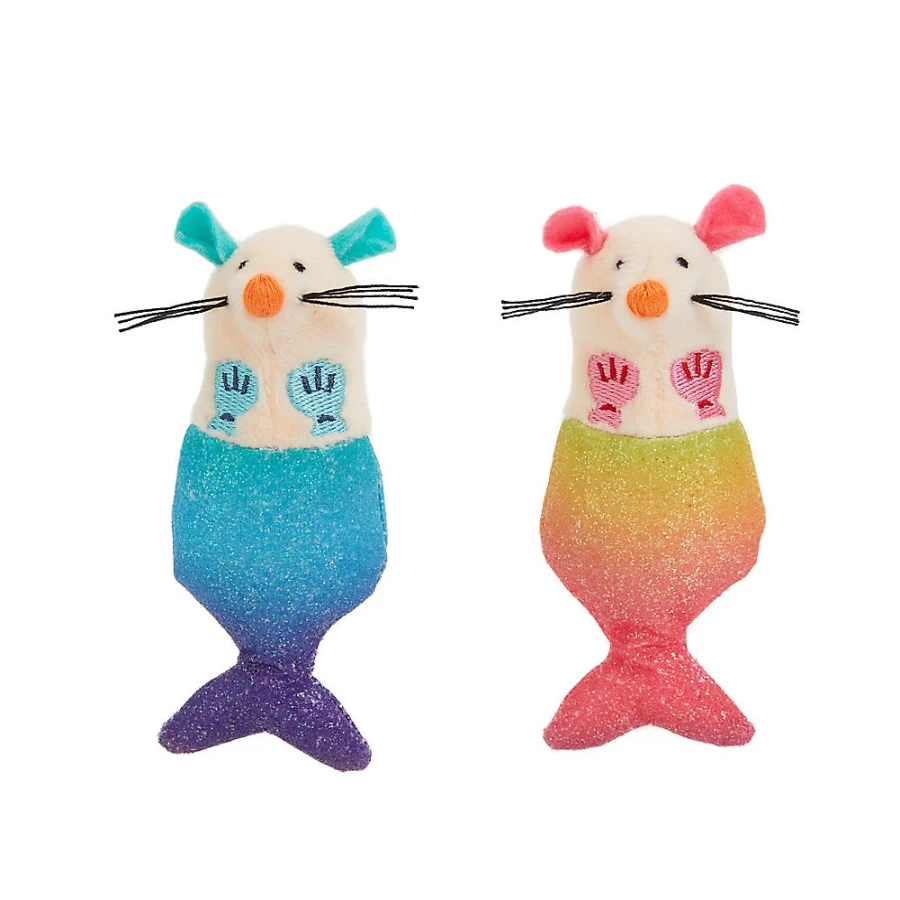 PetSmart Whisker City Mermouse Cat Toy - Interactive 2-Pack for Playful Cats