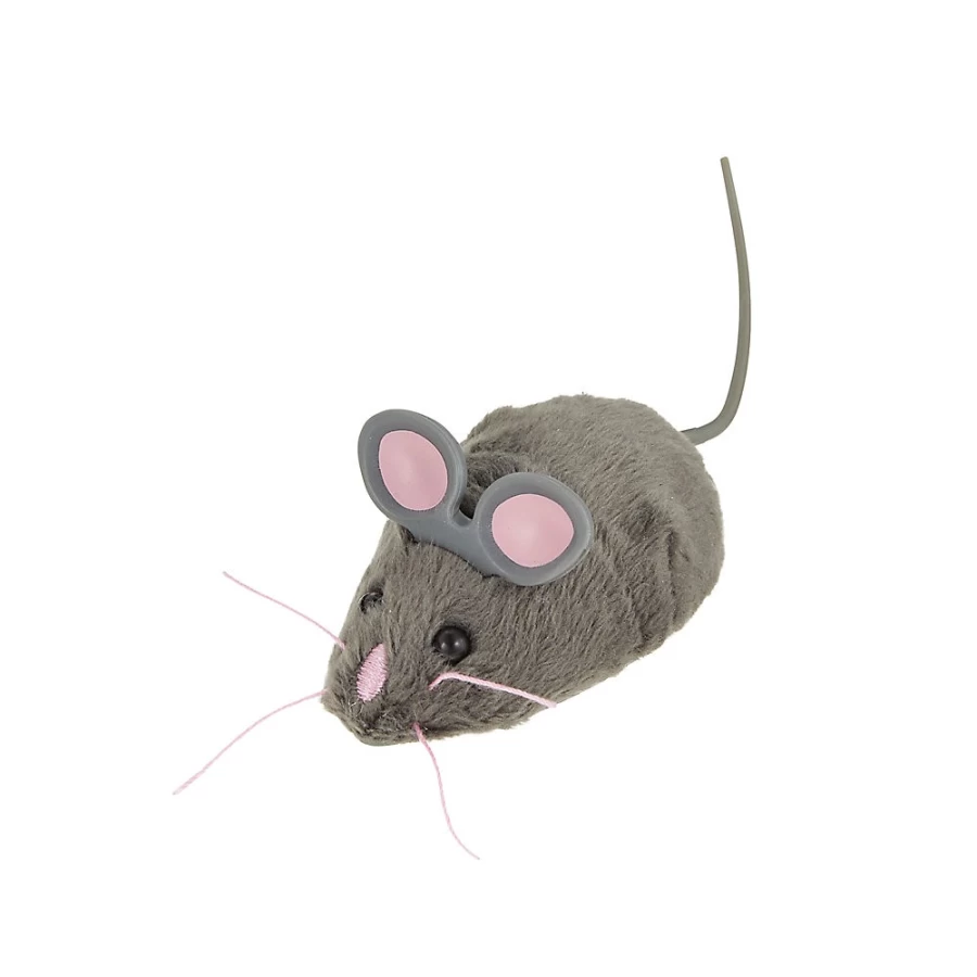PetSmart Robotic Gray Mouse Toy for Cats - Interactive Whisker City Play