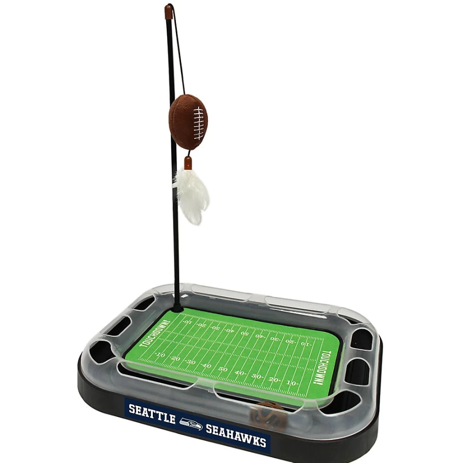 PetSmart Seattle Seahawks Team-Themed Cat Scratcher for Pets - Durable Cardboard Scratching Pad