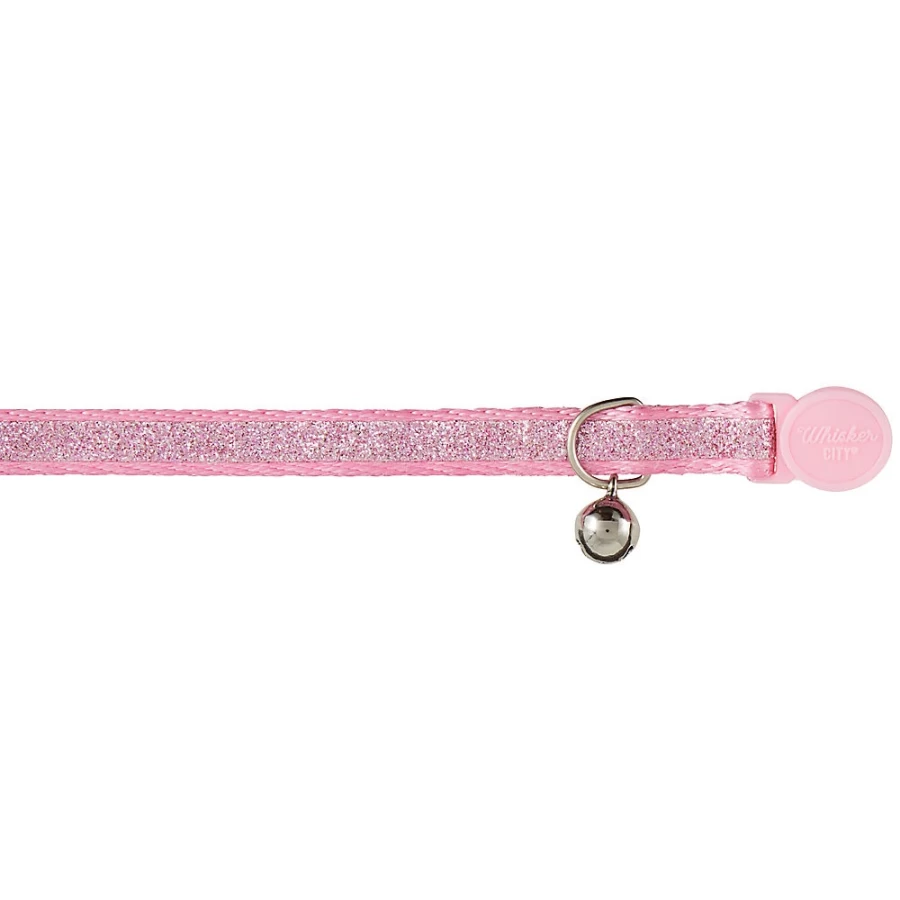 PetSmart Whisker City Glitter Breakaway Cat Collar - Sparkling Safety Collar for Cats