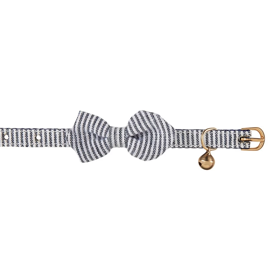 PetSmart Whisker City Pinstripe Cat Collar with Easy-Release Buckle for Safety