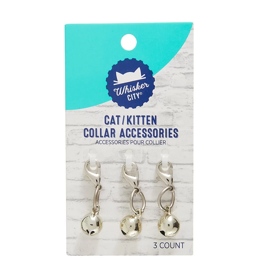 PetSmart Whisker City Adjustable Cat Collar with Safety Bell - Reflective Stripes for Visibility