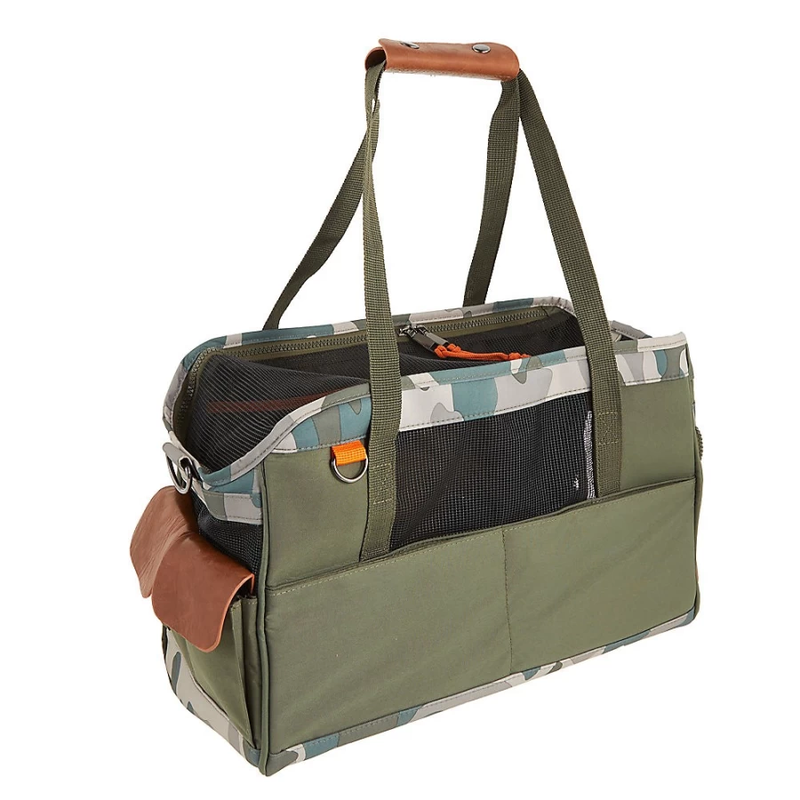 PetSmart Camouflage Travel Tote - Portable Pet Carrier for Dogs & Cats