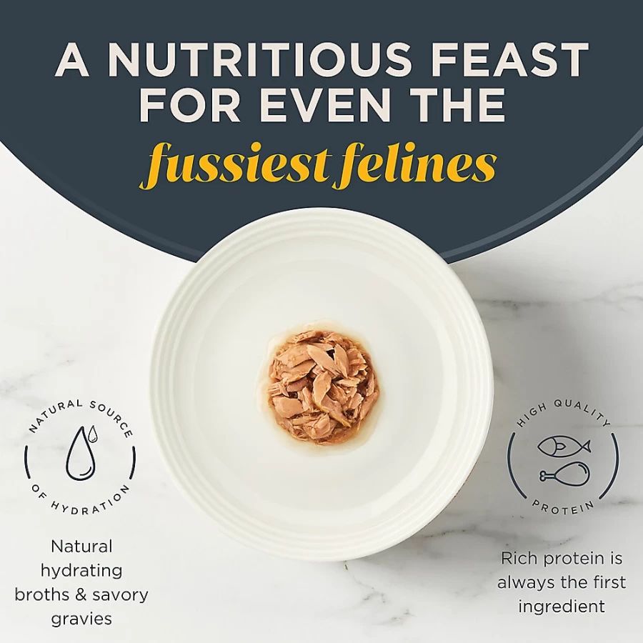 PetSmart Reveal Grain-Free Limited Ingredient Wet Cat Food in Gravy for All Life Stages - 2.47 oz Can