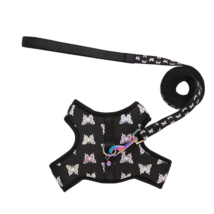 PetSmart Whisker City Butterfly Design Cat Harness and Leash Set for Safe Outdoor Adventures