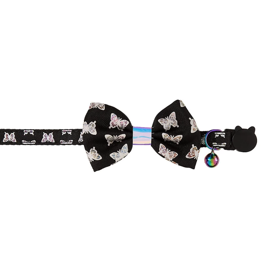 PetSmart Whisker City Easy-Release Butterfly Bow Tie Kitten Collar for Cats