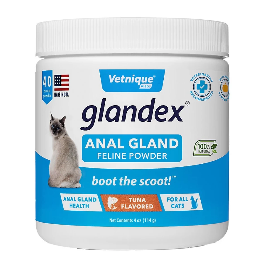 PetSmart Glandex Anal Gland Support Powder for Cats - Boot the Scoot Digestive Health Formula