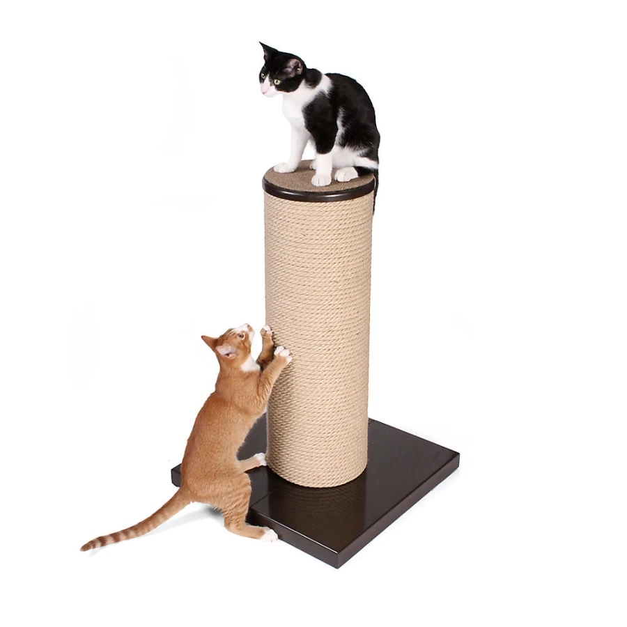 PetSmart Hauspanther MaxScratch Cat Scratcher in Espresso - Durable Sisal Scratching Post for Cats