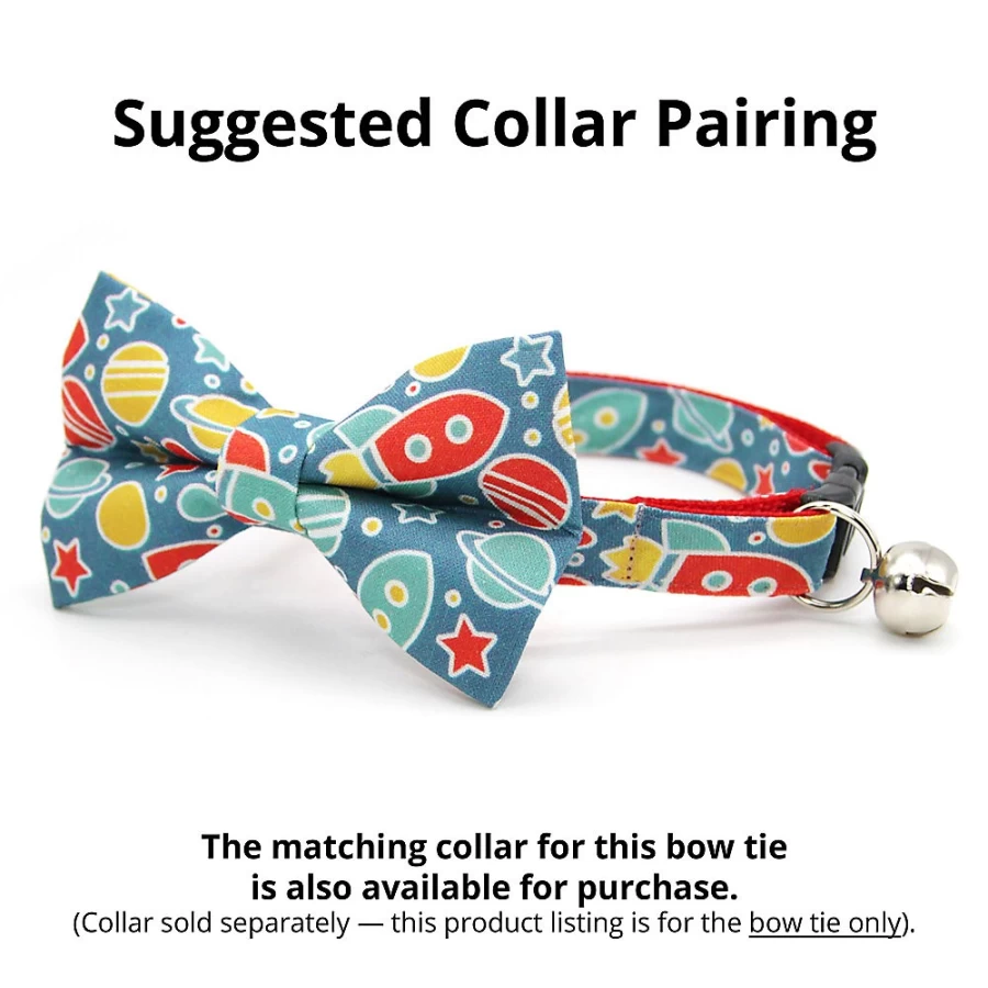 PetSmart Intergalactic Space Cat Bow Tie - Made By Cleo for Stylish Pets