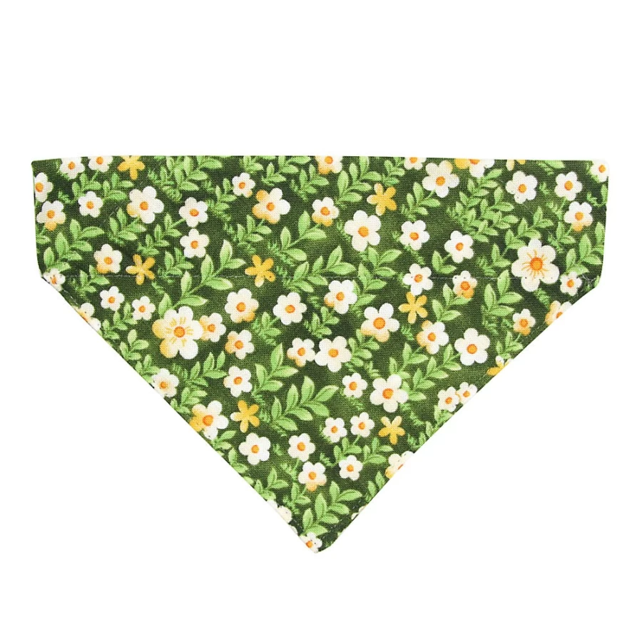 PetSmart Hazel Floral Slide-On Cat Bandana - Made by Cleo, Adjustable Comfort Pet Accessory