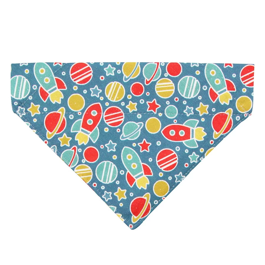 PetSmart Intergalactic Space Cat Bandana - Slide-On Design by Made By Cleo