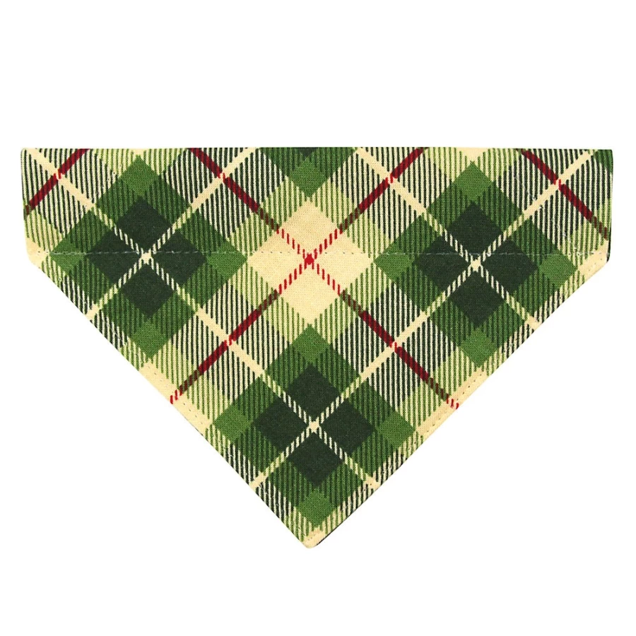 PetSmart Linden Plaid Slide-On Cat Bandana by Cleo - Adjustable Comfort Pet Accessory