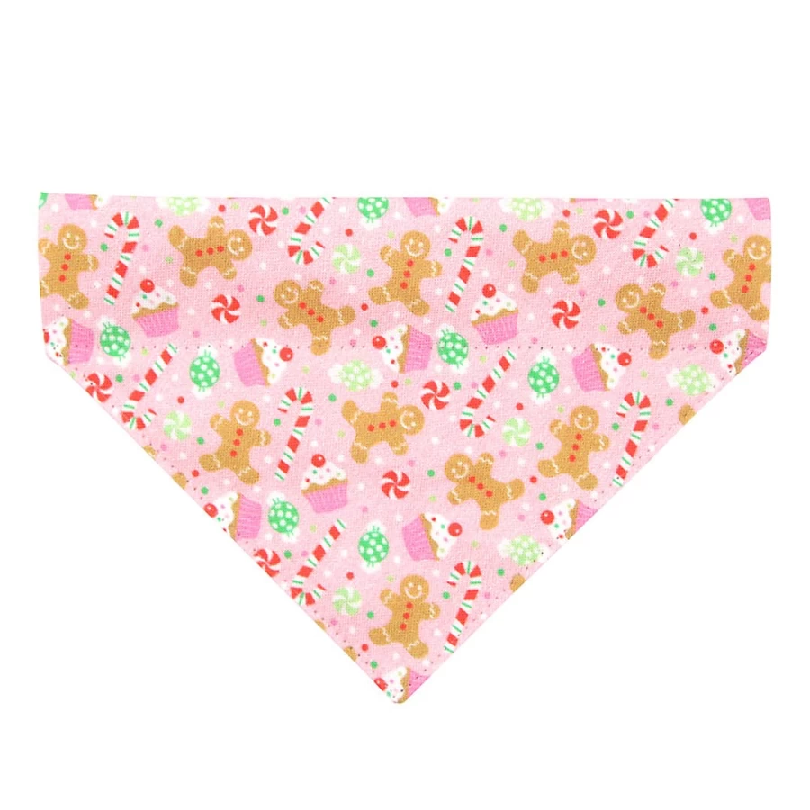 PetSmart SugarSpice Gingerbread Cat Bandana - Festive Slide-On Pet Accessory by Made By Cleo