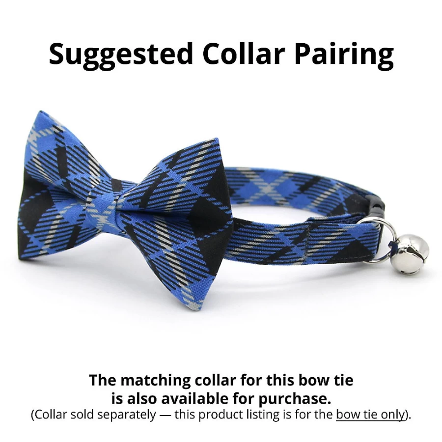 PetSmart Plaid Cat Bow Tie - Made By Cleo Pikes Peak Style for Pets