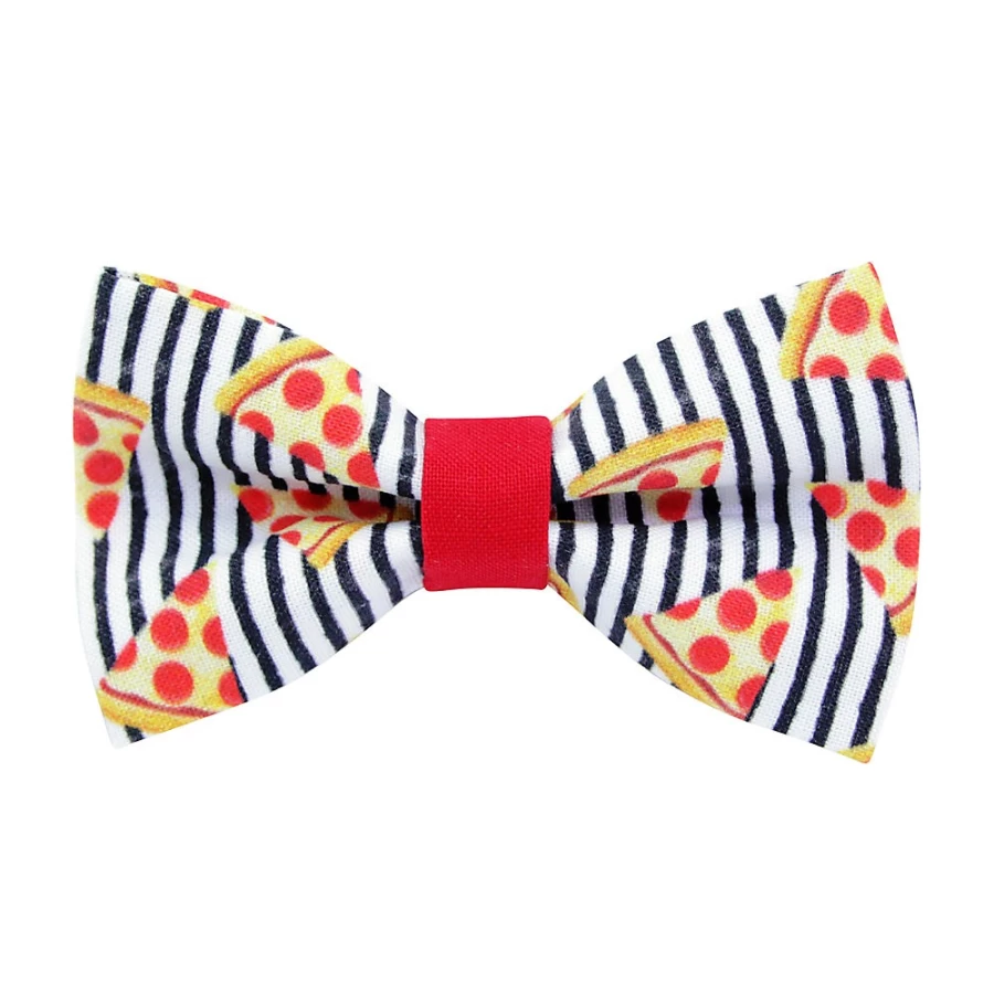 PetSmart Striped Cat Bow Tie for Pizza Parties - Made By Cleo Collection
