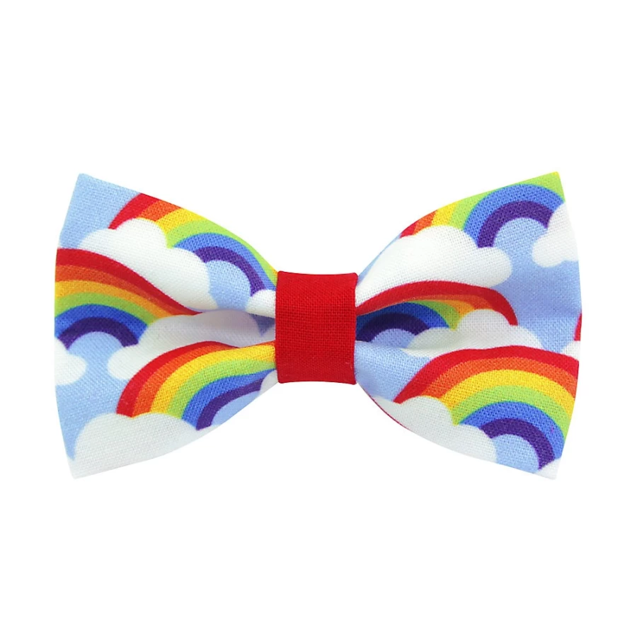 PetSmart Rainbow Magic Cat Bow Tie by Cleo - Colorful Feline Accessory for Stylish Cats