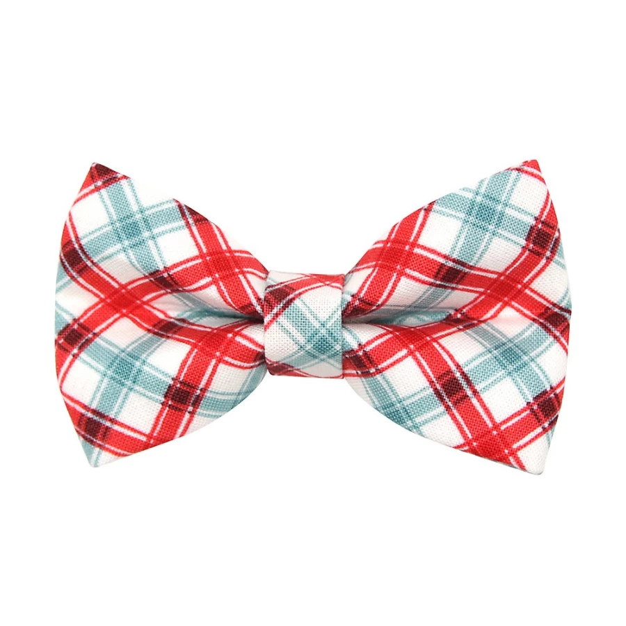 PetSmart Plaid Cat Bow Tie - Made By Cleo Snow Cone Style for Pets