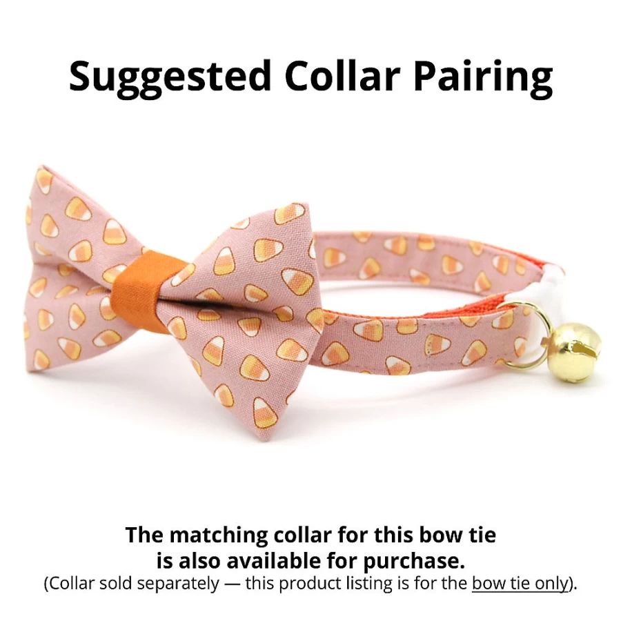 PetSmart Sweet Tooth Candy Corn Cat Bow Tie by Made By Cleo