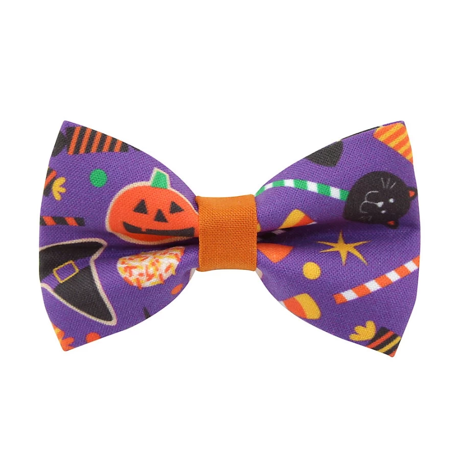 PetSmart Halloween Cat Bow Tie - Witch's Brew Design by Made By Cleo for Festive Pets
