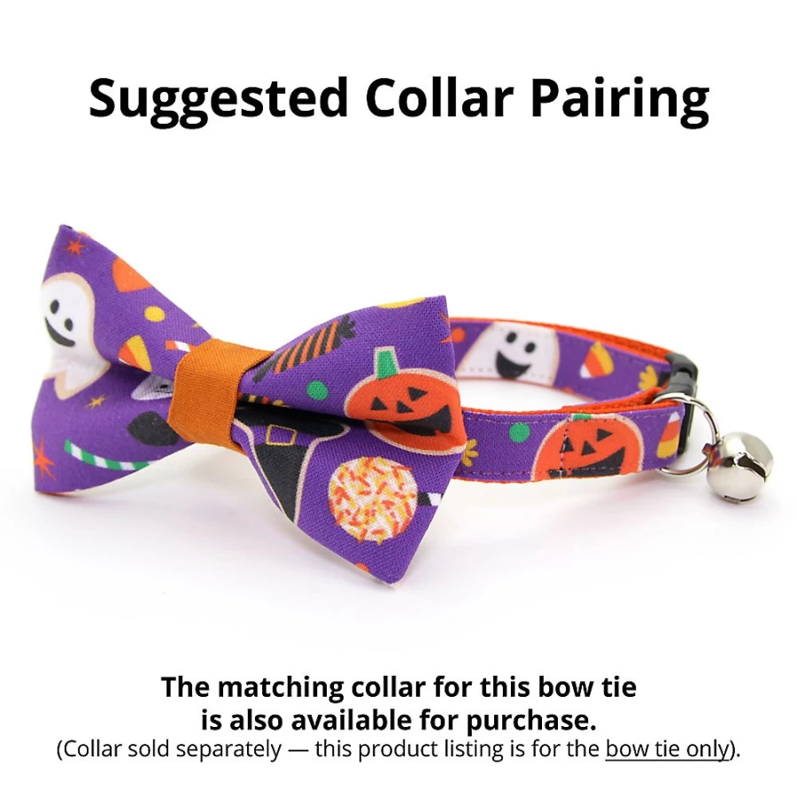 PetSmart Halloween Cat Bow Tie - Witch's Brew Design by Made By Cleo for Festive Pets