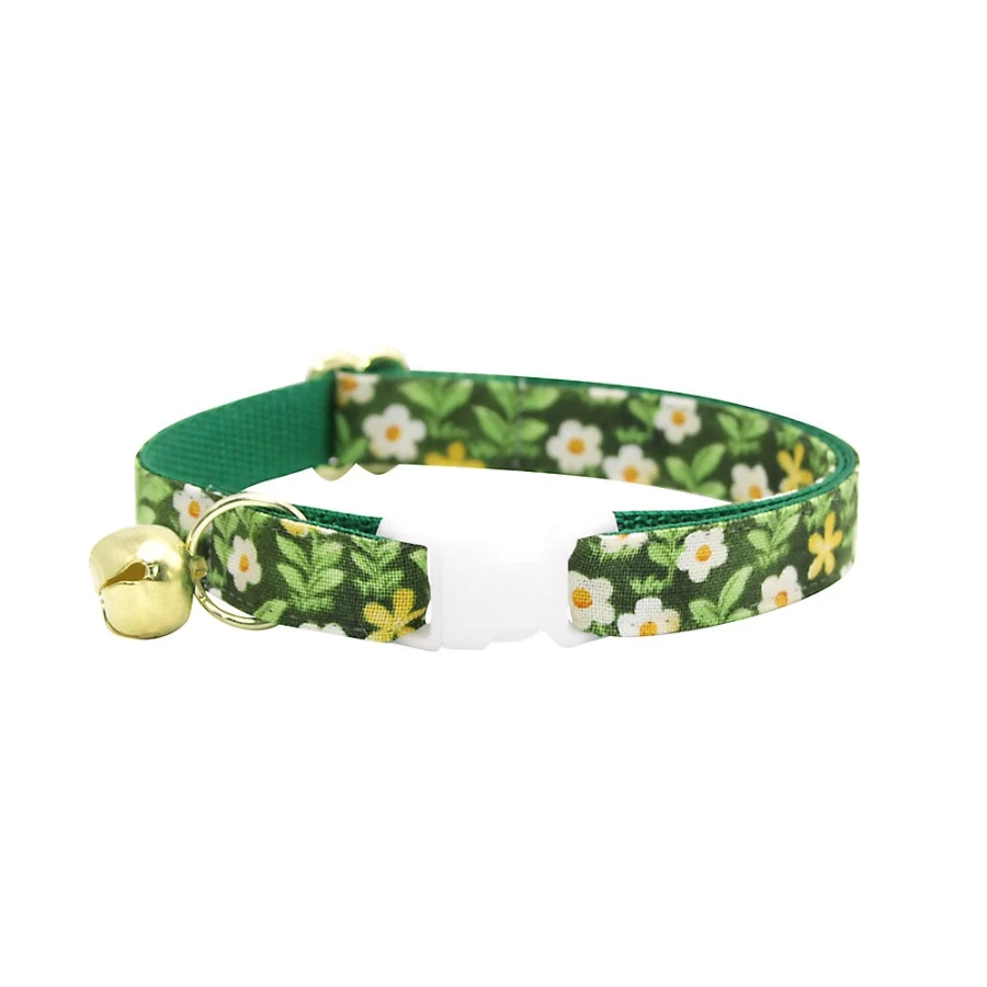 PetSmart Hazel Floral Breakaway Cat Collar - Made by Cleo, Adjustable Safe Kitten Collar with Floral Design
