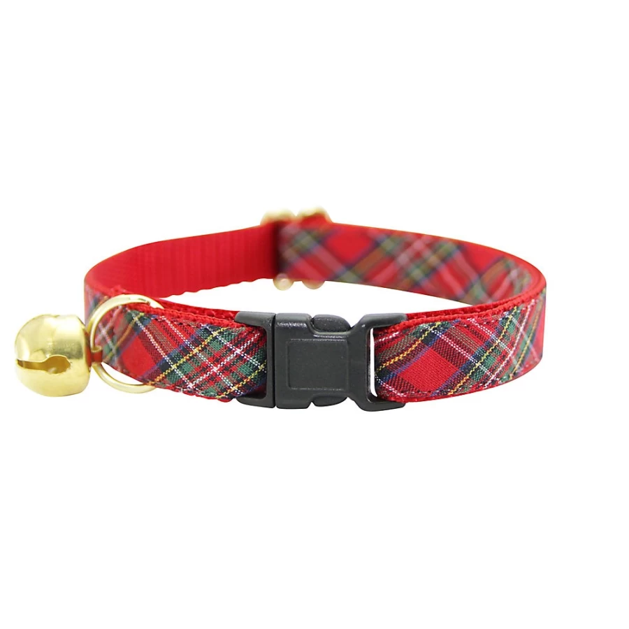 PetSmart Cleo Hearthside Plaid Breakaway Cat Collar for Safety & Style