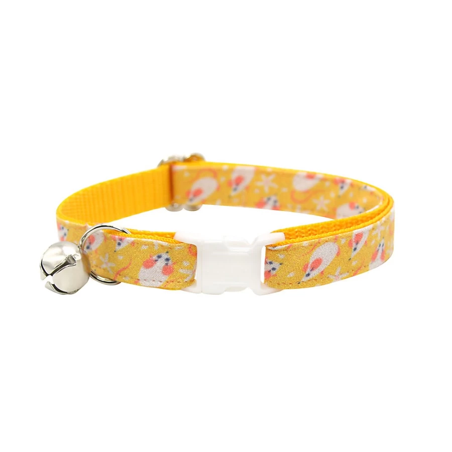 PetSmart Made By Cleo Breakaway Cat Collar - Mouse Mayhem Design for Safety & Style