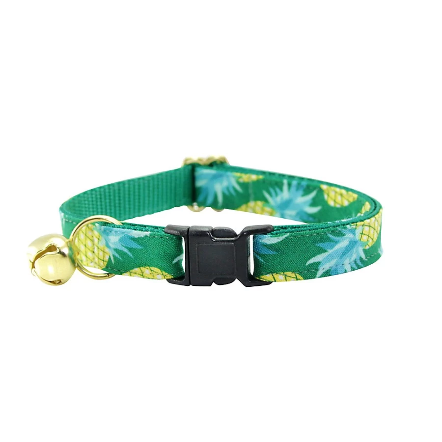 PetSmart Made By Cleo Tropical Pineapple Breakaway Cat Collar for Safety
