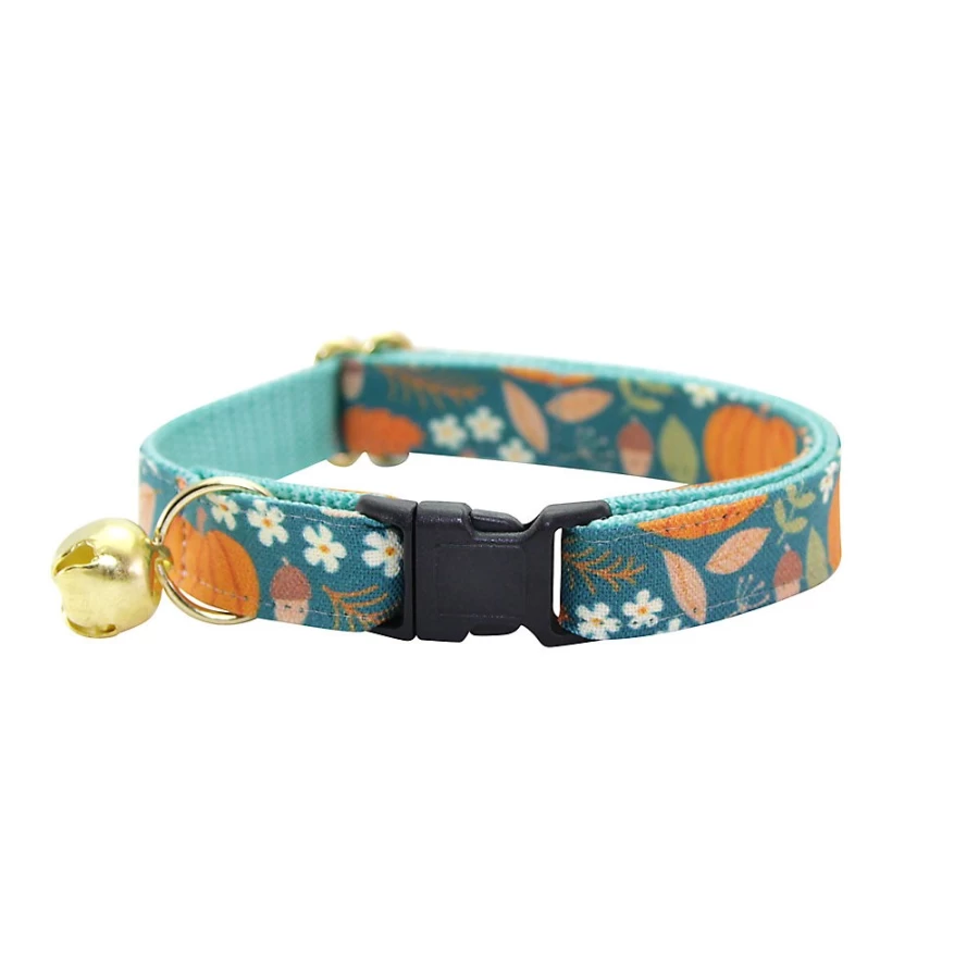 PetSmart Cleo Pumpkin Patch Fall Breakaway Cat Collar for Safe Seasonal Style