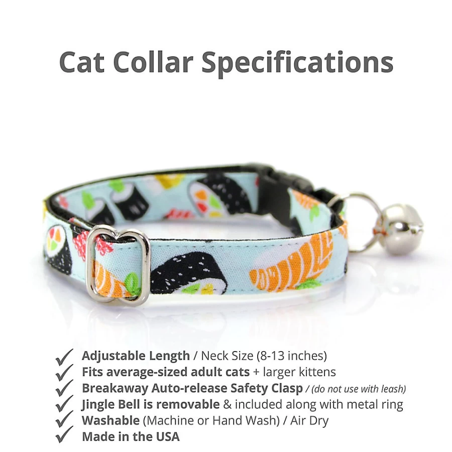 PetSmart Cleo Sushi Date Breakaway Cat Collar – Safe & Stylish Feline Accessory