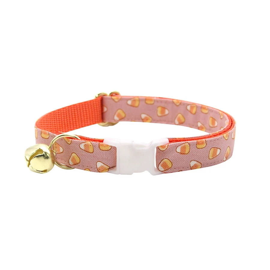 PetSmart Sweet Tooth Candy Corn Breakaway Cat Collar by Made By Cleo