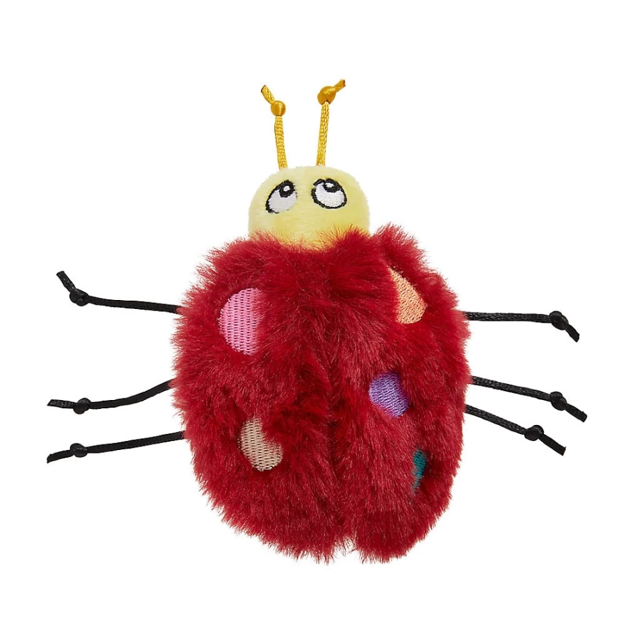 PetSmart Whisker City Refillable Catnip Cat Toy - Fun Lady Bug Design for Playful Cats