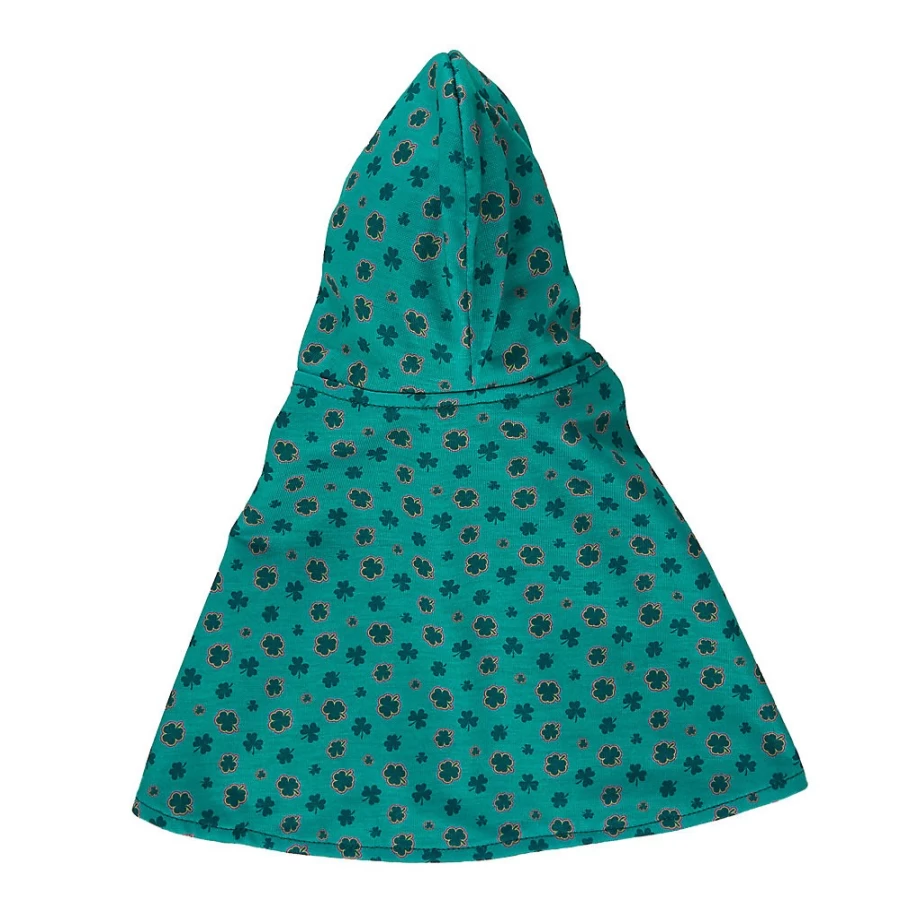 PetSmart Whisker City Shamrock Cat Costume - Festive St. Patrick's Day Cape for Cats