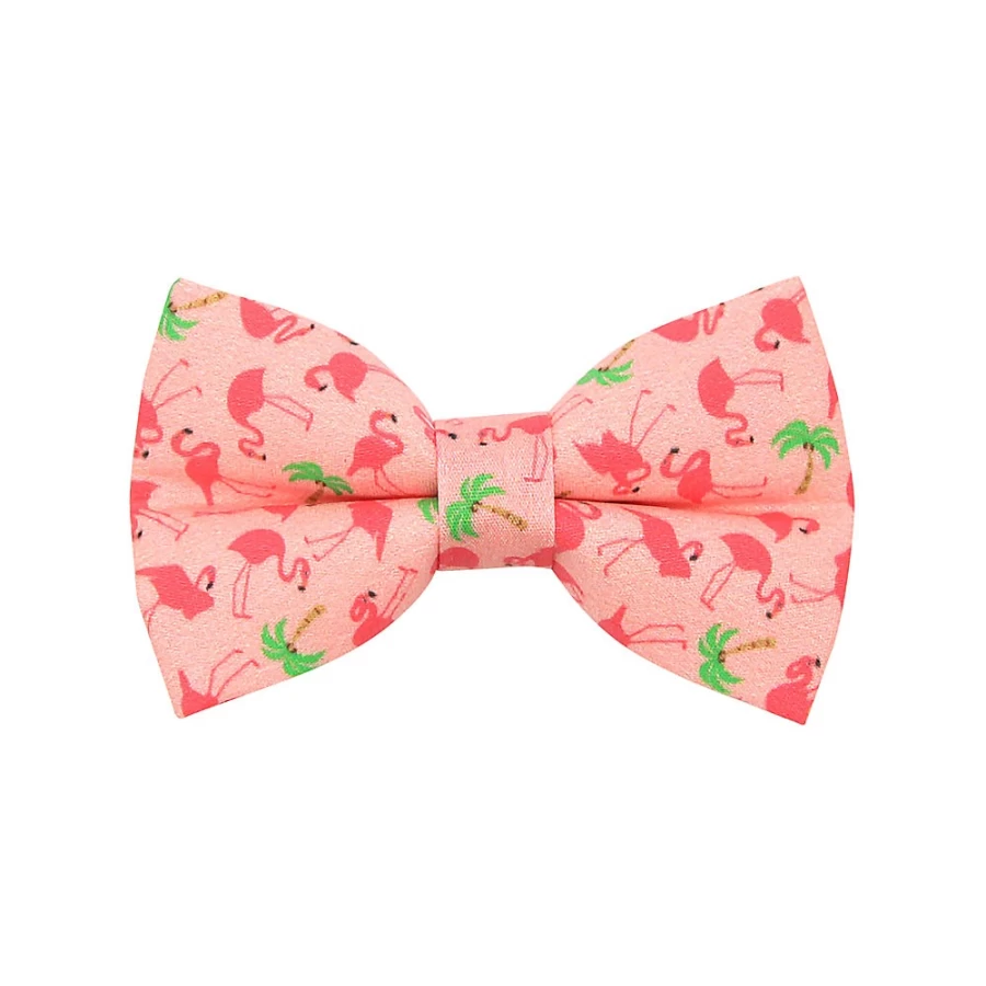 PetSmart Flamingo Pink Tropical Cat Bow Tie - Made by Cleo for Stylish Pets