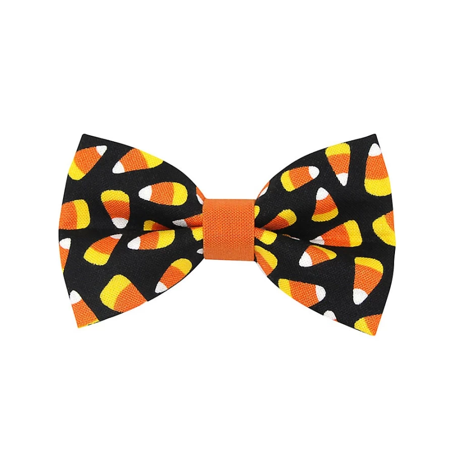 PetSmart Halloween Candy Corn Cat Bow Tie - Made By Cleo Trick or Treat Pet Accessory