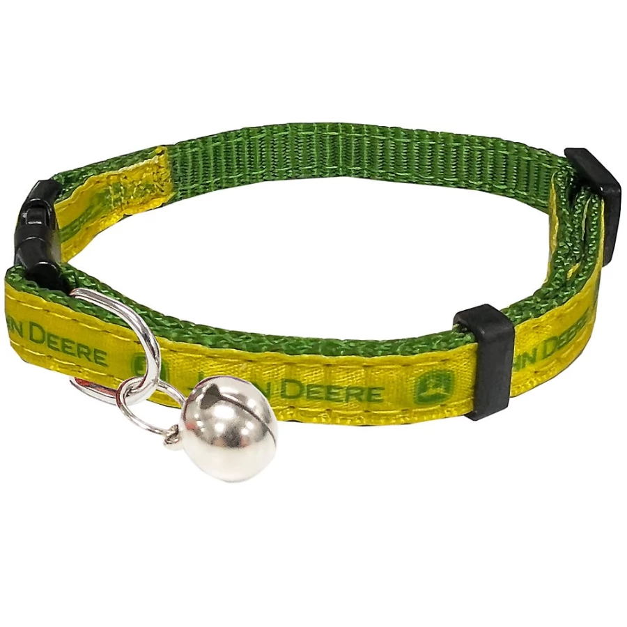 PetSmart John Deere Themed Satin Cat Collar for Pets - Adjustable & Stylish Pet Accessory